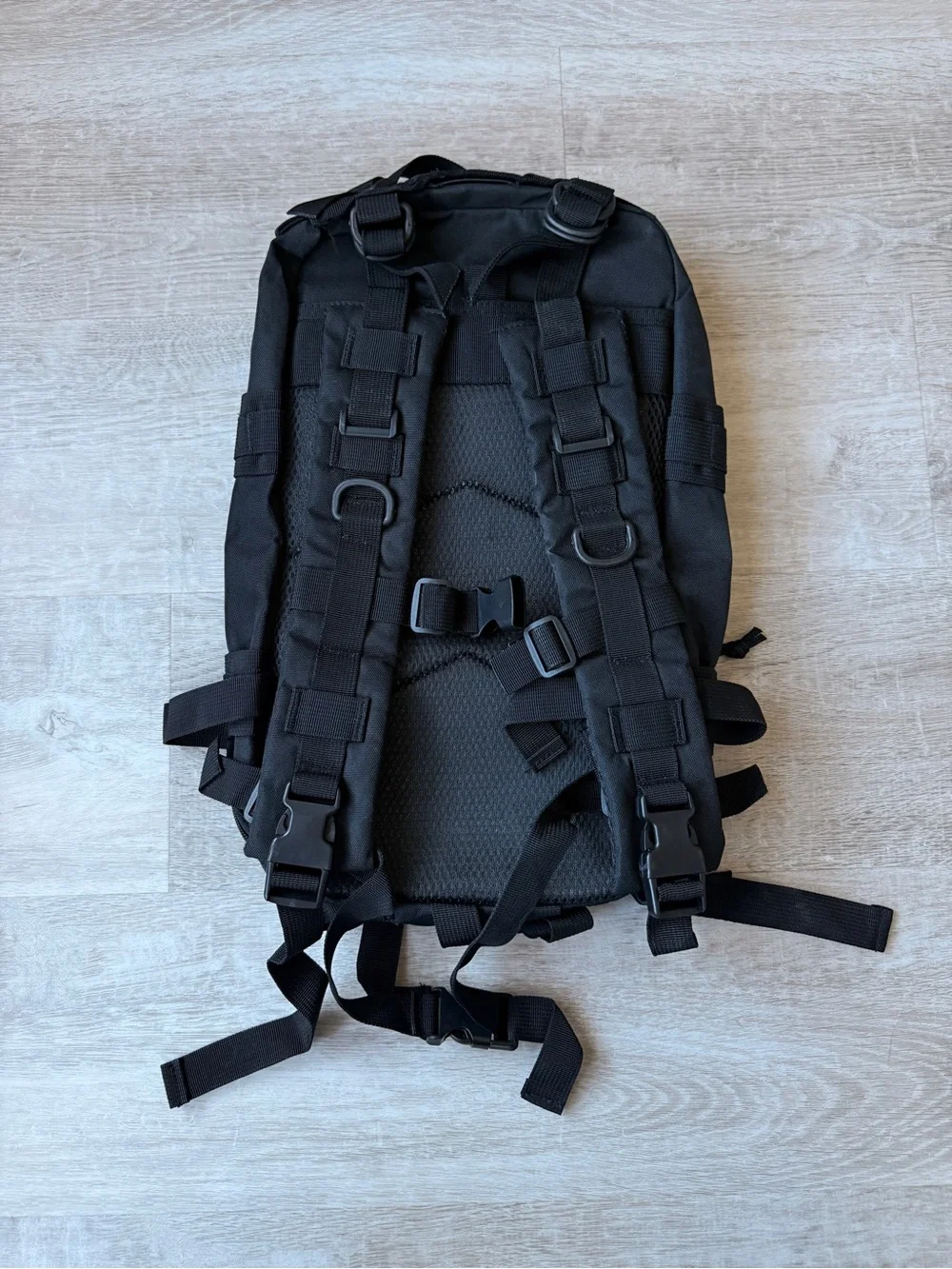 Small Black Tactical Backpack for Men - Durable Outdoor Gear